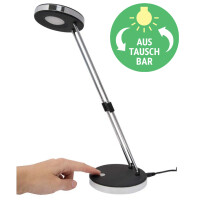 MAUL LED-Tischleuchte MAULpuck, Standfuß, schwarz