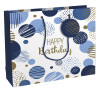 Clairefontaine Geschenktüte "Happy Birthday blau", groß