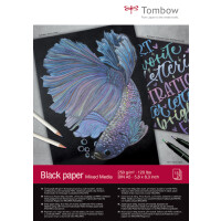 Tombow Zeichenblock "Black Paper", DIN A5,...