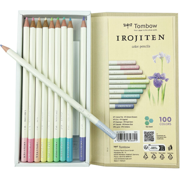 Tombow Buntstift IROJITEN "Volumen 8", 10er Set