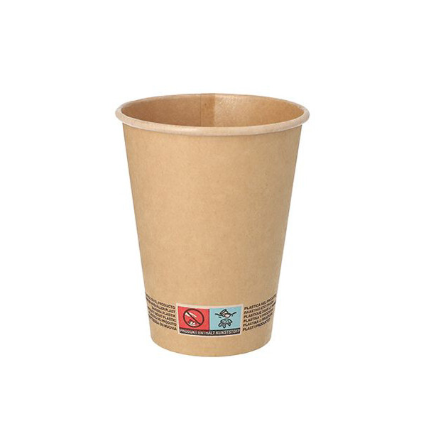 PAPSTAR Papp-Trinkbecher "pure", 0,5 l, braun