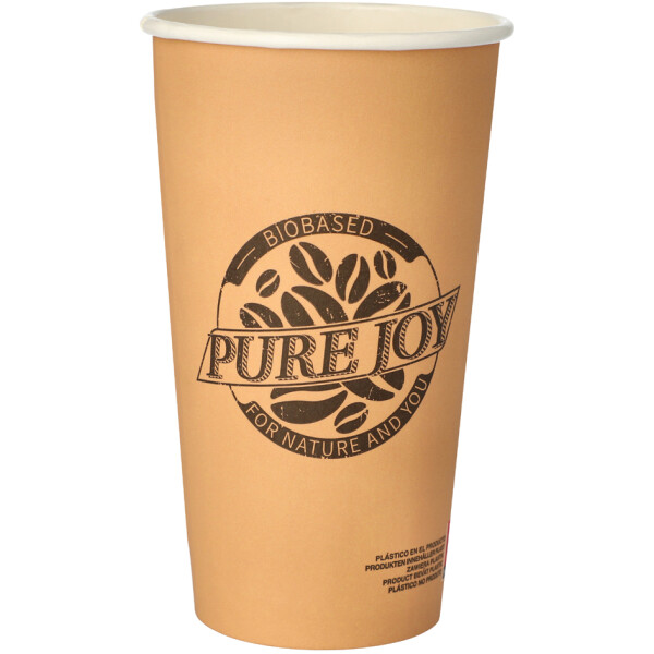 PAPSTAR Papp-Trinkbecher "pure", 0,5 l, natur
