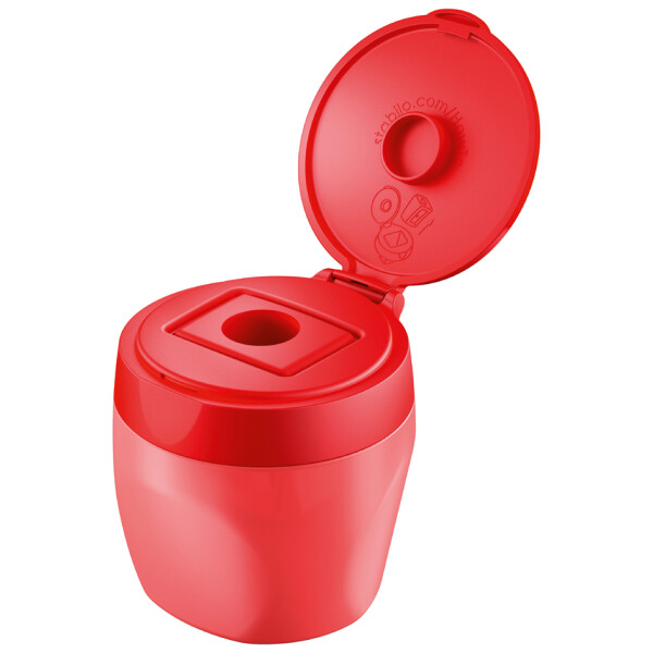 STABILO Spitzdose woody 3 in 1, rot