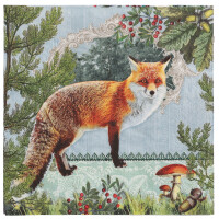 PAPSTAR Motiv-Servietten "Fox Portrait", 330 x...