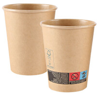NATURE Star Kraftpapier-Kaffeebecher Kraft, 0,2 l, braun