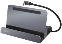 LogiLink USB 3.2 Gen1 Dockingstation mit Halterung, 6-Port