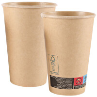NATURE Star Kraftpapier-Kaffeebecher Kraft, 0,3 l, braun