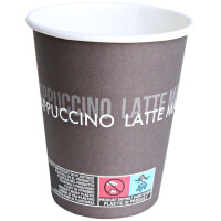 HYGOSTAR Hartpapier-Kaffeebecher To Go, 300 ml, braun...