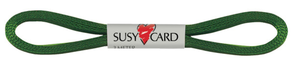 SUSY CARD Geschenkband "Easy", 6 mm x 3 m, dunkelgrün