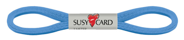 SUSY CARD Geschenkband "Easy", 6 mm x 3 m, hellblau