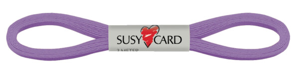 SUSY CARD Geschenkband "Easy", 6 mm x 3 m, flieder