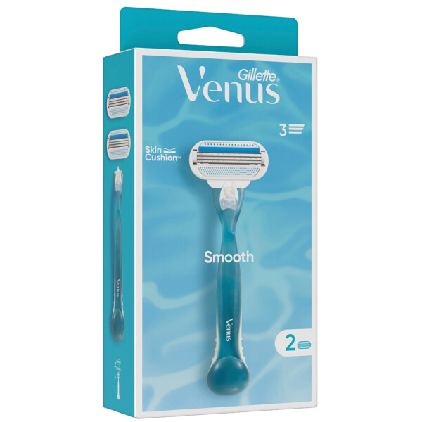 Gillette for Women Venus Rasierer Smooth, inkl. 2 Klingen