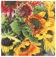 PAPSTAR Motiv-Servietten "Sunflower Bouquet",...