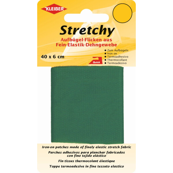 KLEIBER Stretchy-Bügel-Flicken, 400 x 60 mm, grün