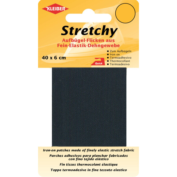 KLEIBER Stretchy-Bügel-Flicken, 400 x 60 mm, hellgrau