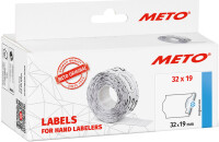 METO Etiketten für Preisauszeichner, 32 x 19 mm,...