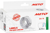 METO Etiketten für Preisauszeichner, 26 x 16 mm,...
