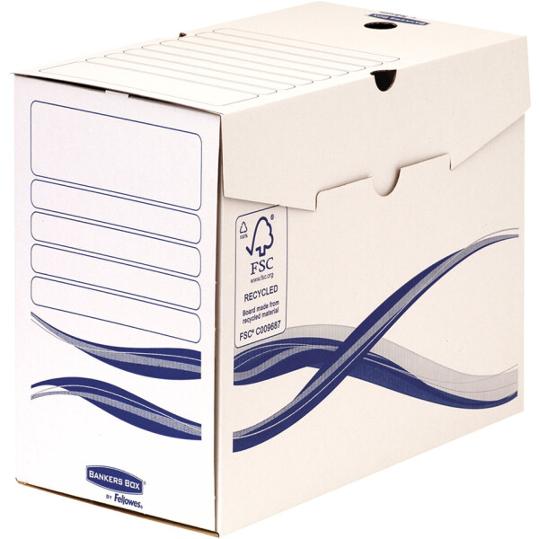 Fellowes BANKERS BOX Basic Archiv-Schachtel, blau, (B)80 mm
