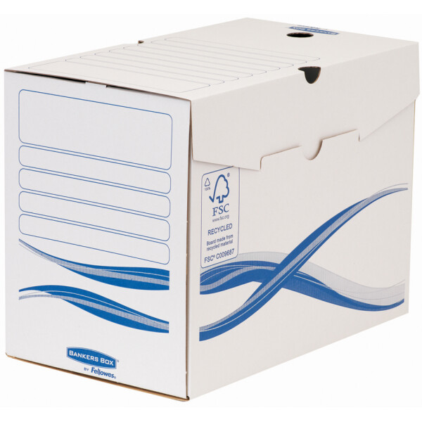 Fellowes BANKERS BOX Basic Archiv-Schachtel, blau, (B)80 mm