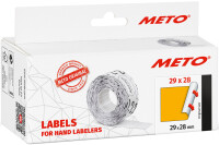 METO Etiketten für Preisauszeichner, 29 x 28 mm, orange