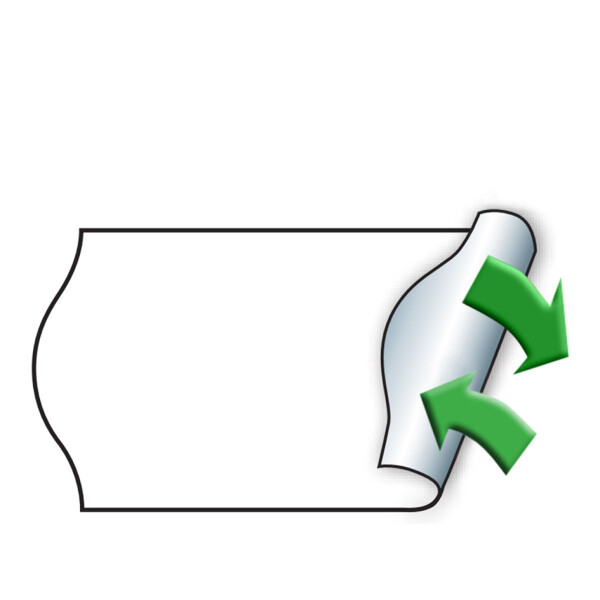 METO Etiketten für Preisauszeichner, 22 x 12 mm, weiß