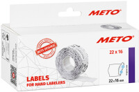 METO Etiketten für Preisauszeichner, 22 x 16 mm,...