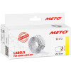 METO Etiketten für Preisauszeichner, 22 x 12 mm, weiß