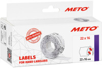 METO Etiketten für Preiauszeichner, 22 x 16 mm,...