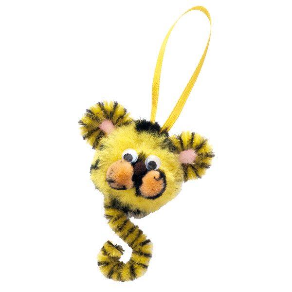 folia Pompons, 30 Stück, weiß