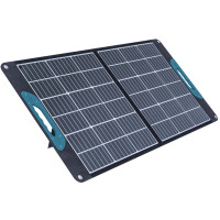 ANSMANN Solarpanel, 100 Watt, faltbar, schwarz blau
