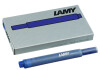 LAMY Großraum-Tintenpatronen T10, blau, im Blister