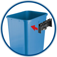 CEP Mülltrennungsbehälter Touch & Lift, 45 Liter, weiß
