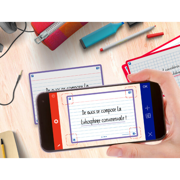 Oxford Karteikarten "Flash 2.0", 105 x 148 mm, türkis