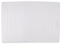 HYGOSTAR Badvorleger, 500 x 700 mm, aus Baumwolle, weiß