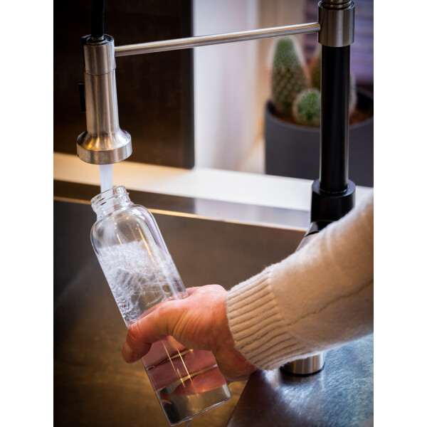 Beeztees Universal Trinkflasche 300ml - Transparente Nagertrinkflasche