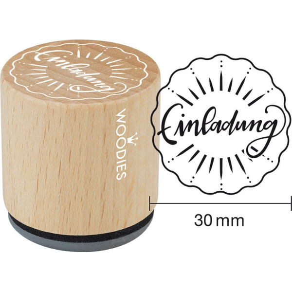 COLOP Motiv-Stempel Woodies "Wir feiern am..."