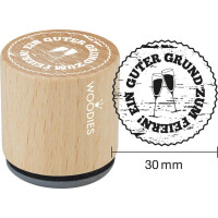COLOP Motiv-Stempel Woodies "Wir feiern am..."