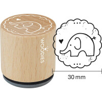 COLOP Motiv-Stempel Woodies "Mond & Sterne"