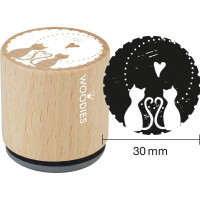 COLOP Motiv-Stempel Woodies "Herzballons"
