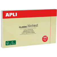 APLI Haftnotizen "CLASSIC Notes!", 125 x 75 mm,...