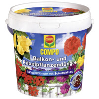 COMPO Balkon- und Kübelpflanzendünger, 1,2 kg...