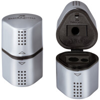 FABER-CASTELL Dreifach-Spitzdose GRIP, hellblau