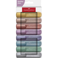 FABER-CASTELL Textmarker TEXTLINER 46 METALLIC, 4er Etui