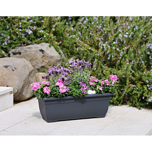 tera XXL Blumenkasten "Tora", Breite: 600 mm, anthrazit