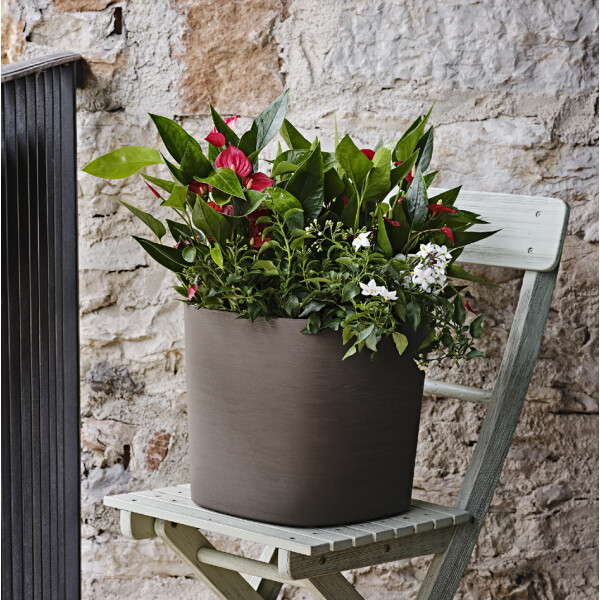 tera Pflanzgef&auml;&szlig; "Capri", Breite: 190 mm, black