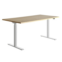 Topstar Sitz- Steh-Schreibtisch, (B)1.800 mm, weiß...