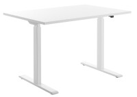 Topstar Sitz- Steh-Schreibtisch, (B)1.800 mm, weiß ahorn