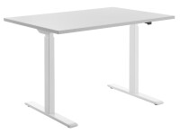 Topstar Sitz- Steh-Schreibtisch, (B)1.800 mm, weiß ahorn