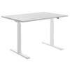 Topstar Sitz- Steh-Schreibtisch, (B)1.200 mm, weiß ahorn