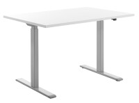 Topstar Sitz- Steh-Schreibtisch, (B)1.200 mm, grau...